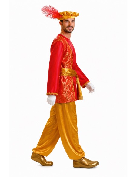 Costume de Page Gaspard Taille L | Costumes pour Adultes Le Roi du Carnaval